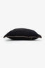 Burberry Black Cashmere Logo Embroidery Pillow