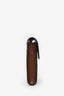 Burberry Brown Elizabeth Check Phone Pouch Shoulder Bag