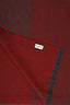 Gucci Red Wool GG Monogram Scarf