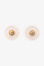 Pre-Loved Chanel™ Gold Tone Crystal Embellished CC Drop Earrings