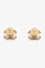 Pre-Loved Chanel™ Crystal Embellished CC Stud Earrings