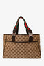 Gucci Beige GG Canvas Web Top Handle Pop Tote
