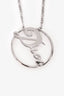 Christian Dior Rhodium Metal Logo Bracelet