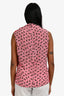 Marni Silk Pink Printed Sleeveless Top Est. Size S/M