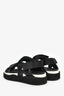 Pre-Loved Chanel™ Black Leather Sport Sandals Size 37