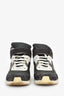 Pre-Loved Chanel™ Grey/White Strap High-Top Sneakers Size 37