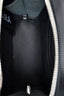 Kara Black Leather 'Cobra' Crossbody Bag With Crystal Embellished Strap