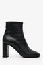 Prada Black Leather Ankle Boots Size 36