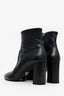 Prada Black Leather Ankle Boots Size 36