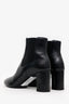 Saint Laurent Black Leather Ankle Boots Size 36