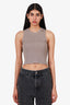 Sablyn Grey Cashmere Knitted Tank Top Size S