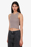 Sablyn Grey Cashmere Knitted Tank Top Size S