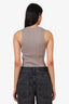 Sablyn Grey Cashmere Knitted Tank Top Size S