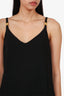 Versace Black Cotton Medusa Medallion Cowl Neck Tank Size 46