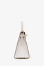 Hermès 2024 Gris Pale Epsom Leather Sellier Kelly 28 With Strap