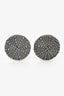David Yurman Sterling Silver & 18K White Round Gold Cuff Links