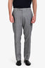 Gucci Blue/White Cotton Striped Straight Leg Pants Size IT50 Mens