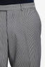 Gucci Blue/White Cotton Striped Straight Leg Pants Size IT50 Mens