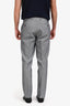 Gucci Blue/White Cotton Striped Straight Leg Pants Size 50 Mens