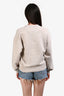 Anine Bing Brown Logo Graphic Sweatshirt Size 36