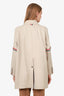 Thom Browne Beige Cotton Twill 'Car' Coat Size 46