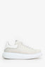 Alexander McQueen Silver Glitter Oversized Sneakers Size 40