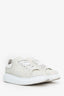 Alexander McQueen Silver Glitter Oversized Sneakers Size 40