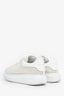 Alexander McQueen Silver Glitter Oversized Sneakers Size 40
