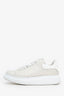 Alexander McQueen Silver Glitter Oversized Sneakers Size 40