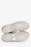 Alexander McQueen Silver Glitter Oversized Sneakers Size 40