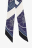 Hermès Blue/White 'Space Derby' Twilly