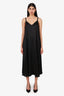 Golden Goose Black Distressed Slip Dress Size M