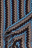 Missoni Blue Chevron Fringe Scarf