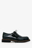 Pre-Loved Chanel™ Green Patent Lace Up Oxfords Size 39.5