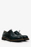 Pre-Loved Chanel™ Green Patent Lace Up Oxfords Size 39.5