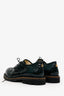 Pre-Loved Chanel™ Green Patent Lace Up Oxfords Size 39.5