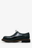 Pre-Loved Chanel™ Green Patent Lace Up Oxfords Size 39.5