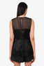 Khaite Black Silk Paneled Satin Sasmo Top Size 8