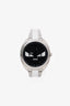 Fendi Stainless Steel Black 'Monster' Face Quartz Watch