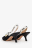Christian Dior Black Fabric 'J'adior' Kitten Heels Size 40