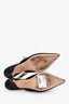Christian Dior Black Fabric 'J'adior' Kitten Heels Size 40