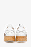 Thom Browne Grained Leather/Wood 'Fisherman' Platform Sandals Size 9.5