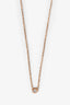 Cartier 18K Rose Gold 'd'Amour' Diamond Small Model Necklace