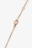Cartier 18K Rose Gold Brilliant Diamonds Just un Clou Pendant Necklace