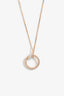Cartier 18K Rose Gold Brilliant Diamonds Just un Clou Pendant Necklace