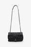 Pre-Loved Chanel™ 2014 Black Glazed Quilted Leather Easy Medium Flap Bag