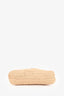 Prada Beige Raffia Logo-Embroidered Crochet Small Tote Bag
