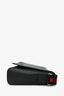 Gucci Black GG Supreme Flap Web Strap Messenger Bag