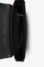 Gucci Black GG Supreme Flap Web Strap Messenger Bag