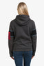 Prada 2015 Grey Technical Fabric Zipped Hoodie Size S